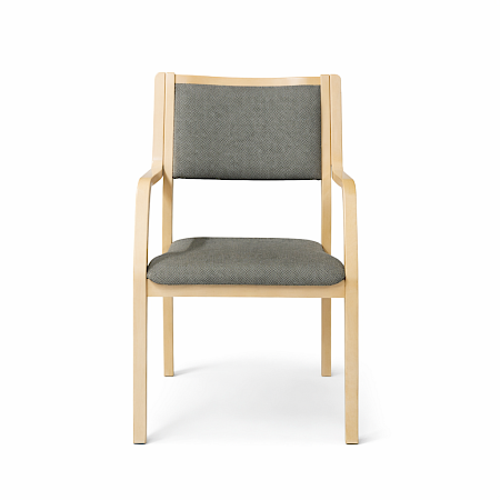 ISKU asiakastuoli ruskeaharmaa